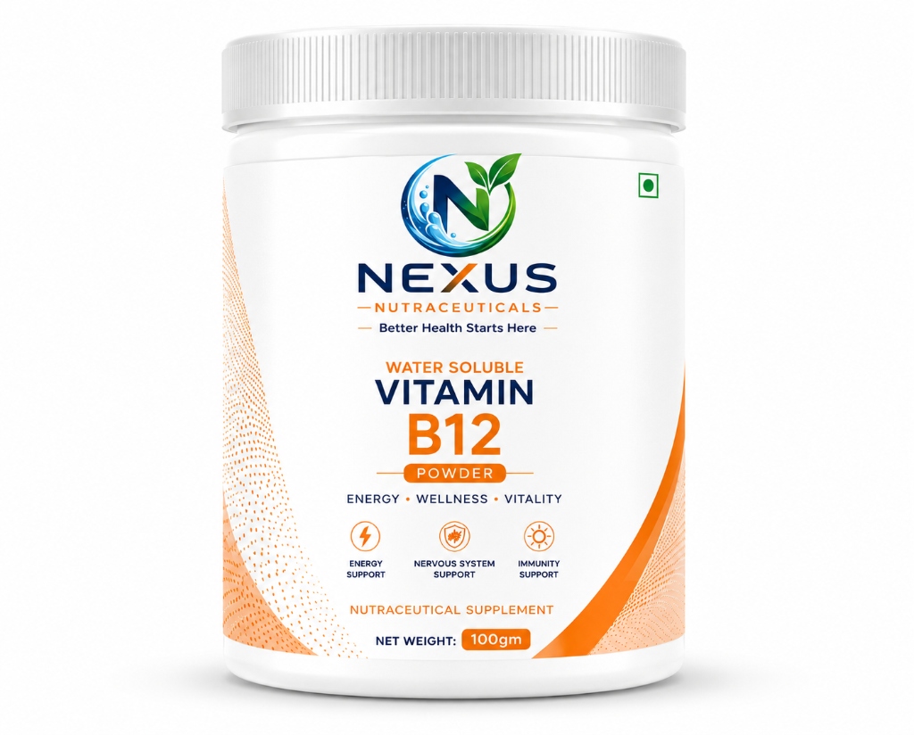Nexus Vitamin B12 Powder 100gm Jar